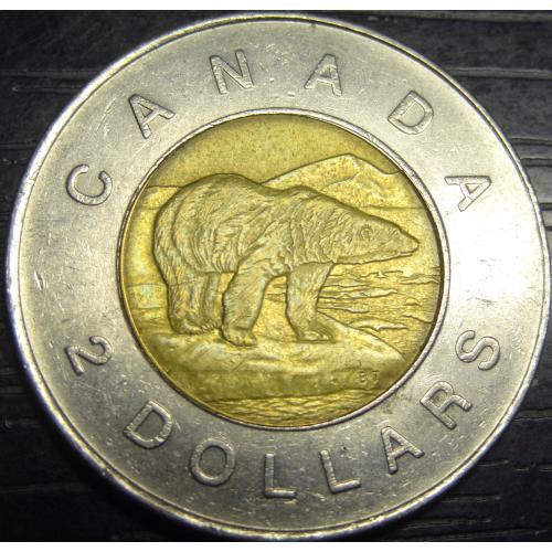 2 долара 2001 Канада