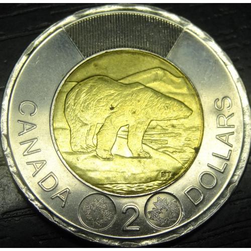 2 долара 2015 Канада