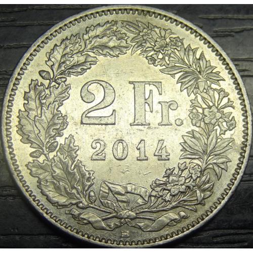 2 франка 2014 Швейцарія