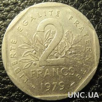 2 франки 1979 Франція