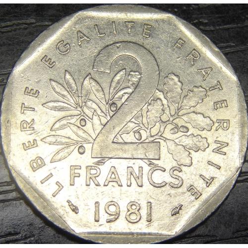 2 франка 1981 Франція