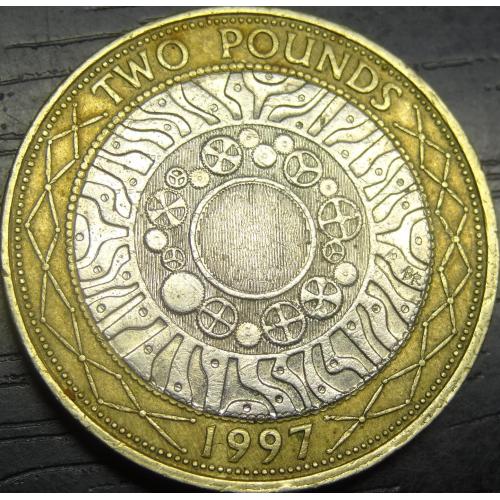 2 фунта 1997 Британія