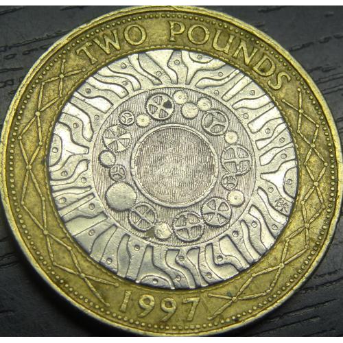 2 фунта 1997 Британія