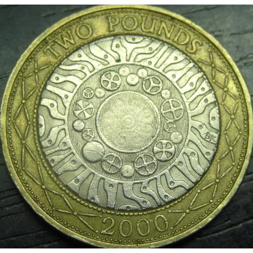 2 фунта 2000 Британія