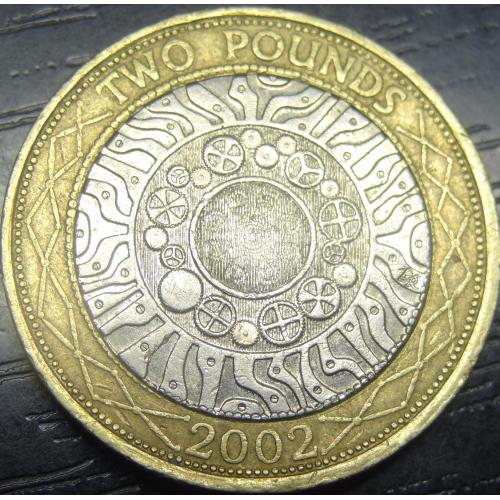 2 фунта 2002 Британія