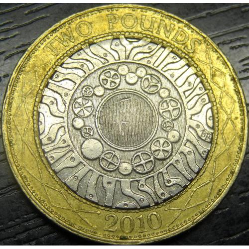 2 фунта Британія 2010