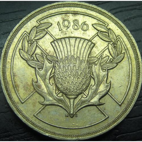 2 фунта 1986 Британія Ігри Співдружності