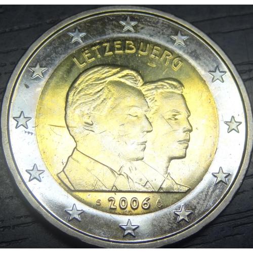 2 євро 2006 S Люксембург Принц Гійом UNC