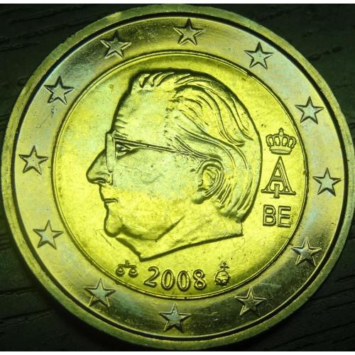 2 євро 2008 UNC Бельгія