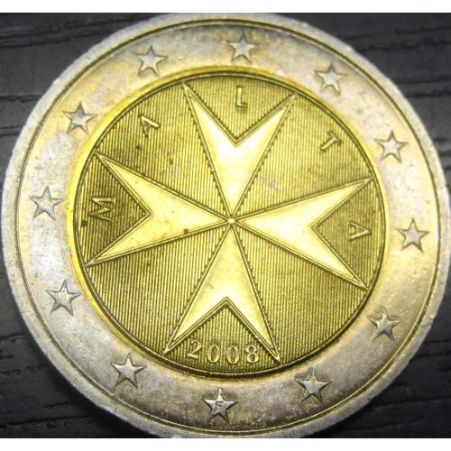 2 євро 2008 Мальта UNC