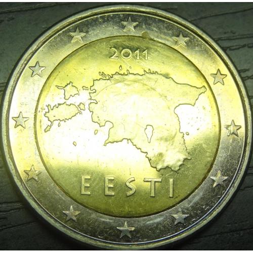 2 євро 2011 Естонія UNC