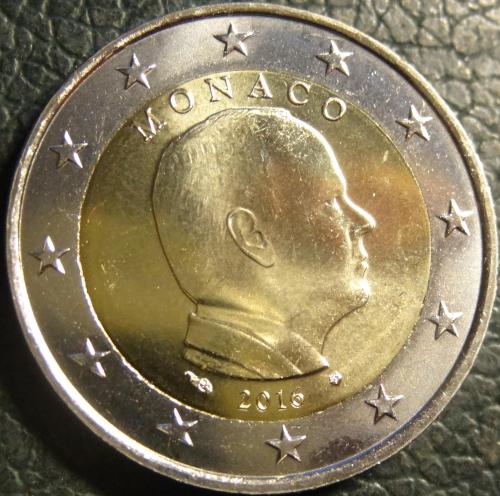 2 євро 2016 Монако UNC рідкісна