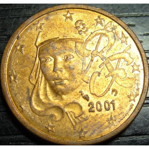 2 євроцента 2001 Франція