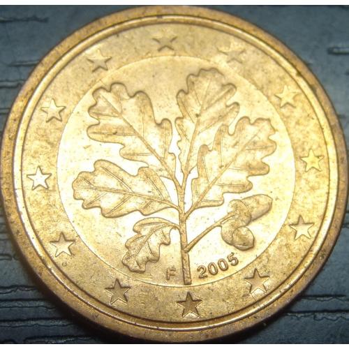 2 євроцента 2005 F Німеччина