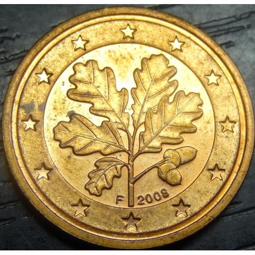 2 євроцента 2008 F Німеччина