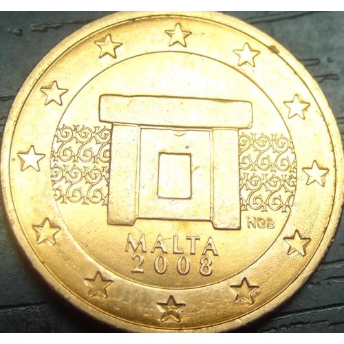 2 євроцента Мальта 2008 UNC