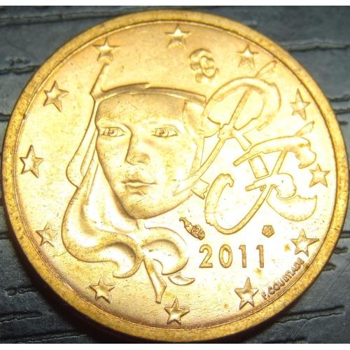 2 євроцента 2011 Франція