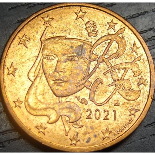 2 євроцента 2021 Франція