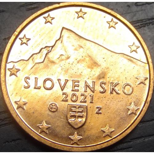 2 євроцента 2021 Словаччина