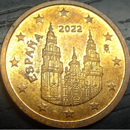 2 євроцента 2022 Іспанія