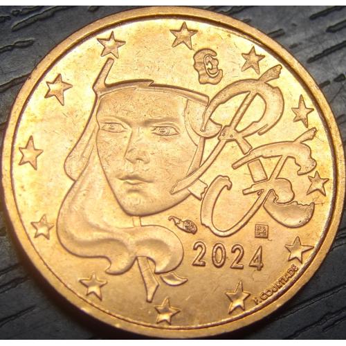 2 євроцента 2024 UNC Франція