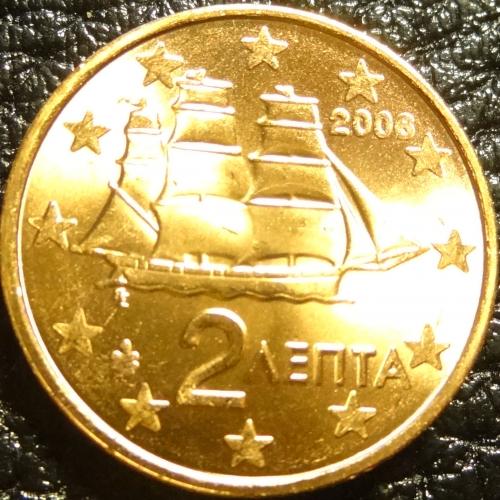 2 євроценти 2006 Греція UNC