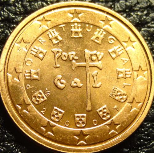 2 євроцента 2007 Португалія UNC нечаста