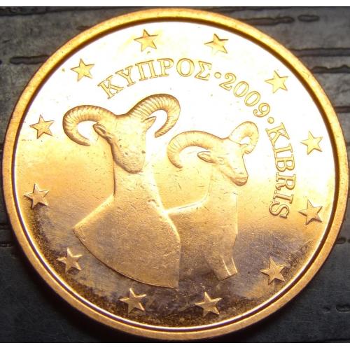 2 євроцента 2009 Кіпр UNC нечаста