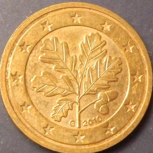 2 євроценти 2010 G Німеччина