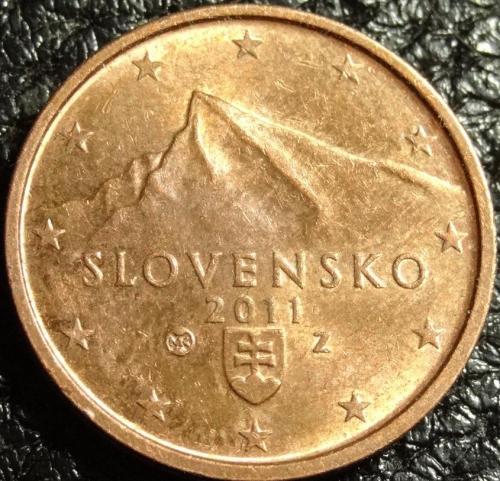 2 євроцента 2011 Словаччина