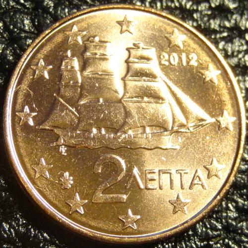 2 євроценти 2012 Греція UNC