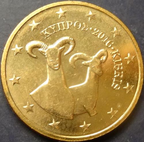 2 євроценти 2016 Кіпр UNC рідкісна