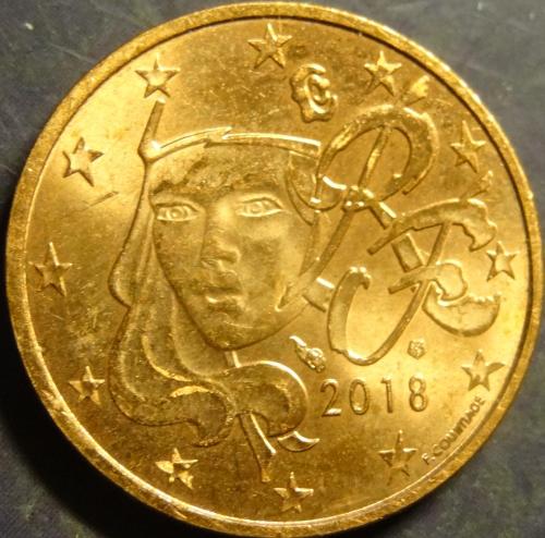 2 євроцента 2018 Франція