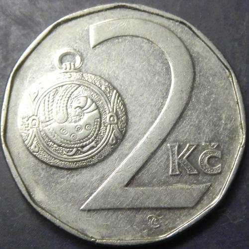 2 крони 1993 Чехія