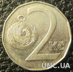 2 крони 1996 Чехія