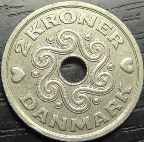 2 крони Данія 1995