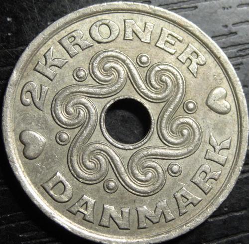 2 крони Данія 2001