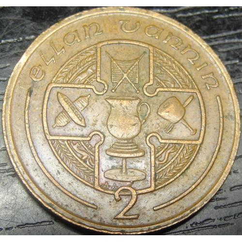 2 пенса 1994 Мен