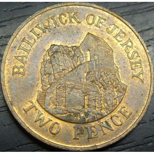 2 пенса 1988 Джерсі рідкісна