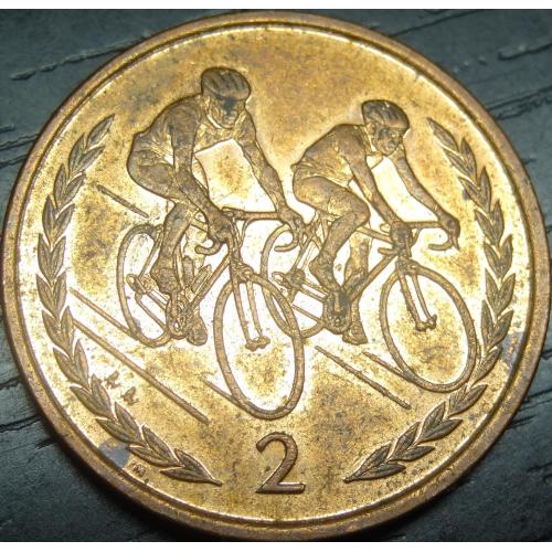 2 пенса 1999 Мен