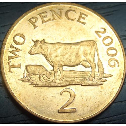 2 пенса 2006 Гернсі