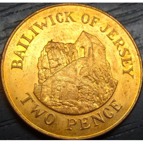 2 пенса 2008 Джерсі