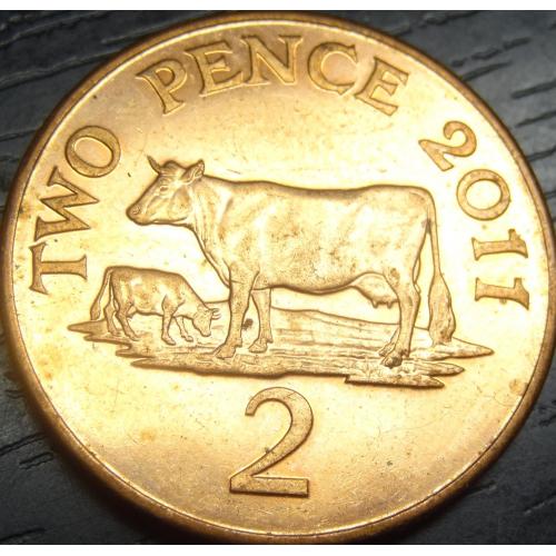 2 пенса 2011 Гернсі