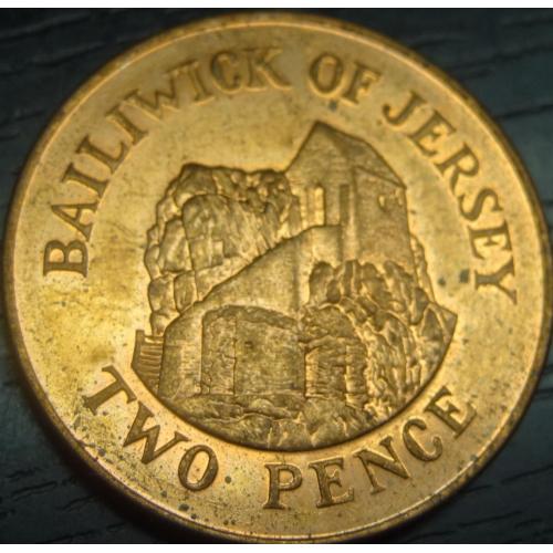 2 пенса 2014 Джерсі 