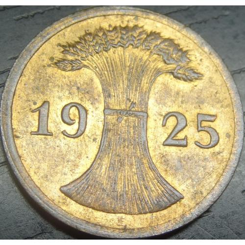 2 рейхспфеніга Німеччина 1925 E
