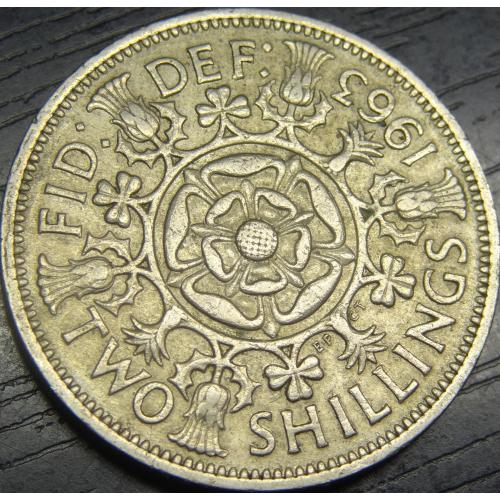 2 шилінга 1963 Британія