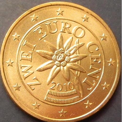 2 євроценти 2010 Австрія UNC