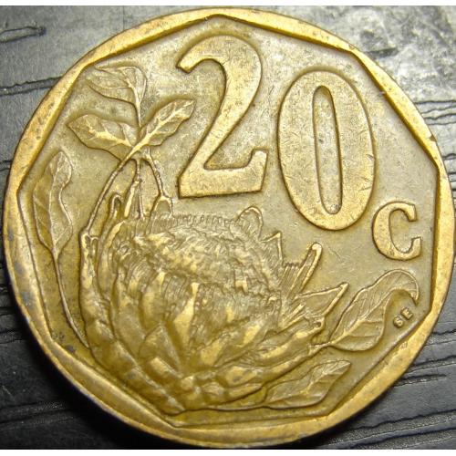 20 центів 2004 Південна Африка