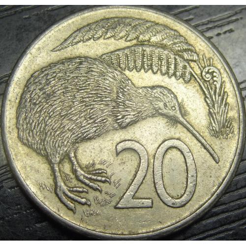20 центів 1981 Нова Зеландія