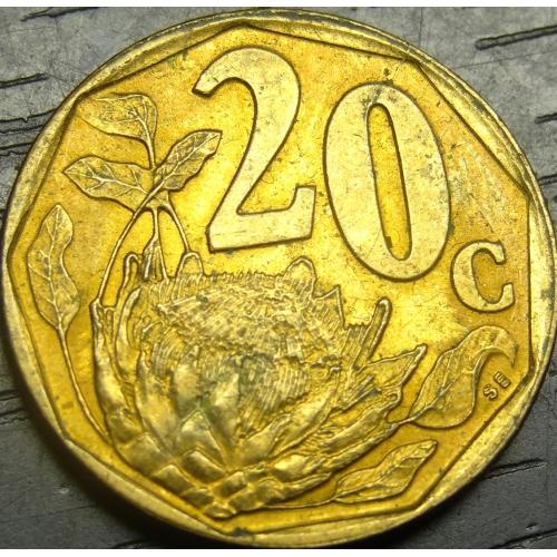 20 центів 1997 Південна Африка